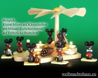 Mäuse Figuren aus Holz Erzgebirge Zenker Mäuschen Mäusefiguren Holzmäuse günstig kaufen