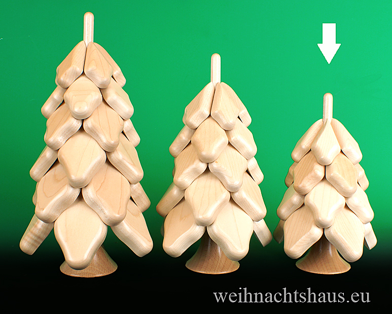 Baum Wagner massiv Holz große Bäume aus Holz Erzgebirge Schneemannbaum