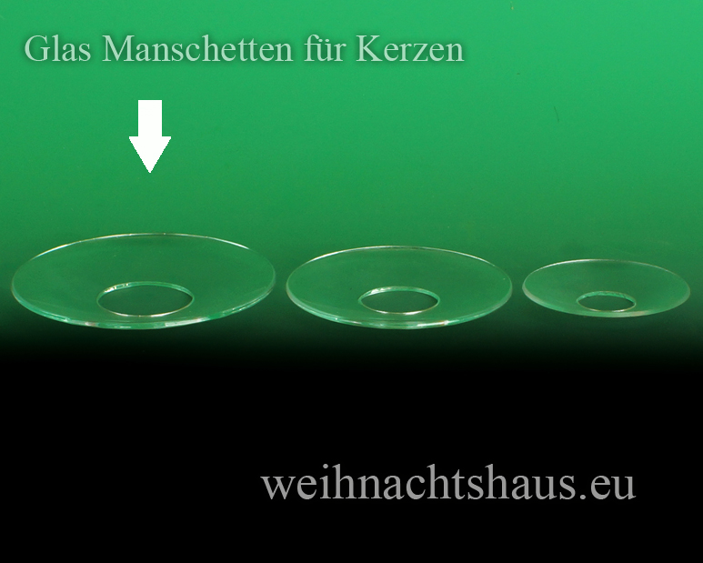 Glasmanschette für Kerzenleuchter Manschette aus Glas 22 mm Kerzenhalter kaufen