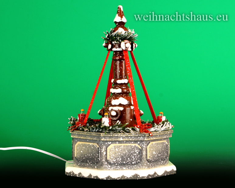 Hubrig Neuheit Winterkinder Figuren Brunnen beleuchtet Marktbrunnen Stadtbrunnen