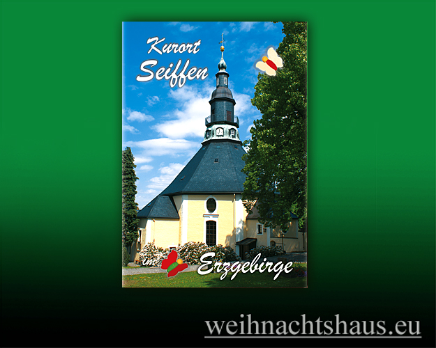Magnet Seiffen Kühlschrankmagnet Erzgebirge Seiffener Kirche
