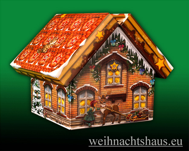 Adventskalender Räucherkerzenadventskalender Räucherhaus mit 24 Räucherkerzen Crottendorf