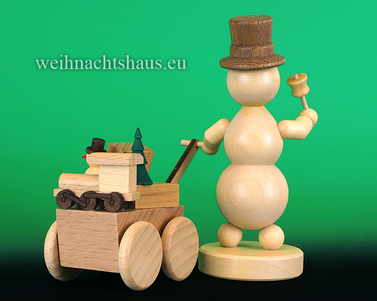 Schneemann Neuheit Spielzeughändler mit Wagen Wagner Schneemannfiguren kaufen