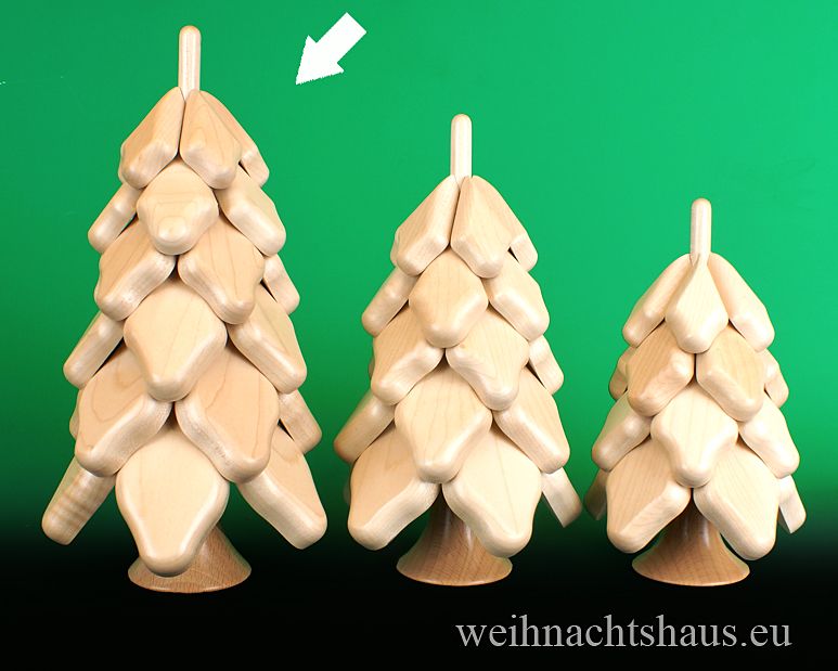 Wagner Baum für Schneemänner aus dem Erzgebirge Schneebaumm