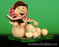 Räuchermann Oma mit Enkel Figur Omas Enkelkinder aus Holz Erzgebirge Räucherfigur kaufen