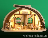 Schwibbogen modern Erzgebirge aus Holz mit LED Beleuchtung günstig kaufen